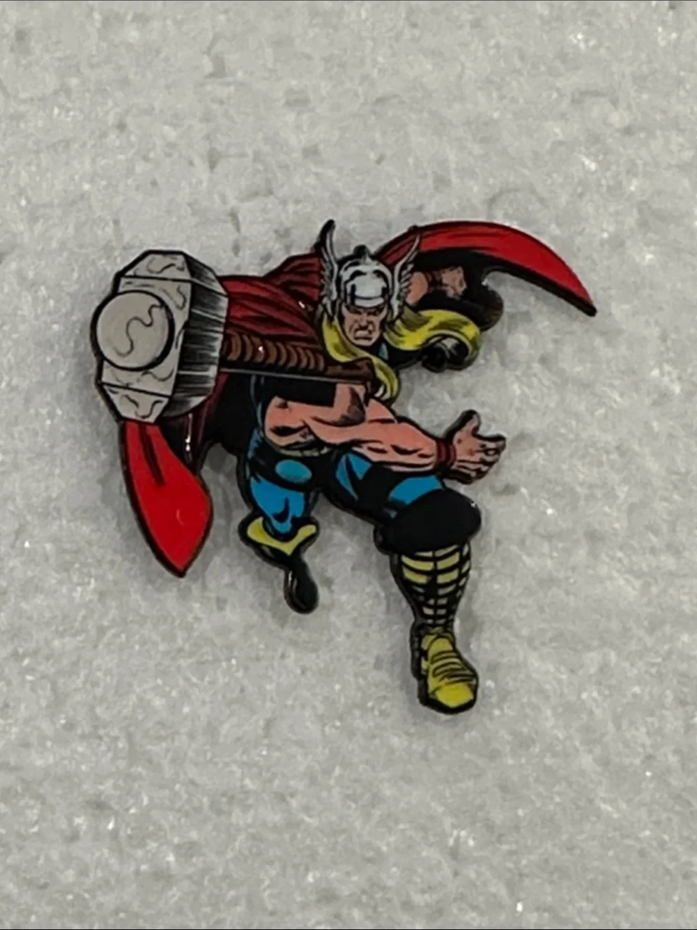 The Mighty Thor Enamel Pin - Red, Blue, Yellow